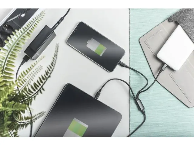 USB-oplaadkabel 1m 3-in-1 Kabel Nylon Gevlochten Zwart