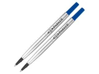 Rollerpenvulling Parker Quink medium blauw blister à 2 stuks - 3