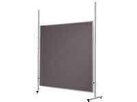 Presentatiewand Hxb 120X120Cm Aluminium Frame Grijze Vilt