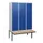 locker met bank,HxBxD 1950x1200x815mm,3vak,vak B 400mm,cil.-slot