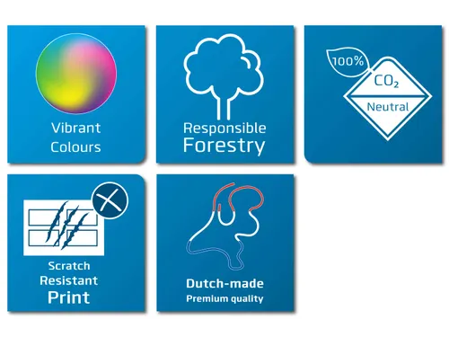 Whiteboard Bedrukt Eigen Ontwerp 120x300cm Softline 8mm alu-profiel