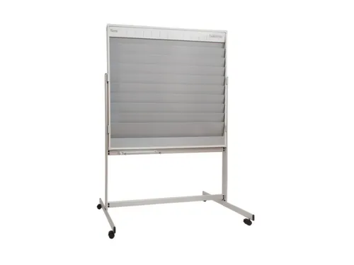 mobiele combiplanner,HxB 1185x1495mm,magnetisch,bord wit,m. raster