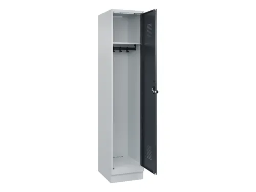 locker,HxBxD 1950x400x500mm,1vak,vak B 400mm,draaigrendel,sokkel