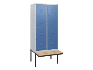 Dubbeldekse dekenkist,HxBxD 1950x800x815mm,2x2vak.,vak B 400mm - 1