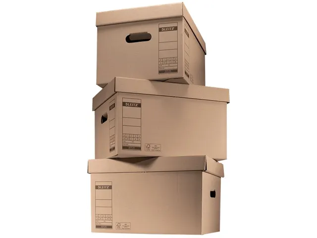 Transportdoos Leitz Premium 335x280x440mm bruin