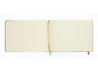 Schetsboek Kangaro A5 landscape taupe PU HC 80 vel 140gr roomwit met e - 4