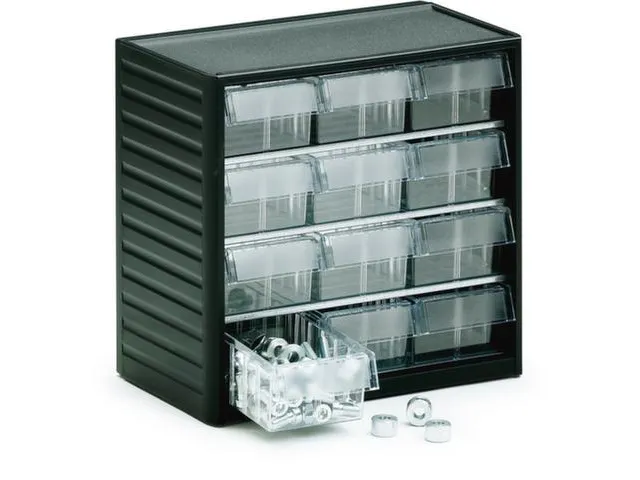 Magazijnunit Pp-Behuizing 290x310x180mm 12 Laden Maat 4