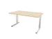 In hoogte verstelbaar bureau,HxBxD 720-840x1400x800mm,NE-esdoorn