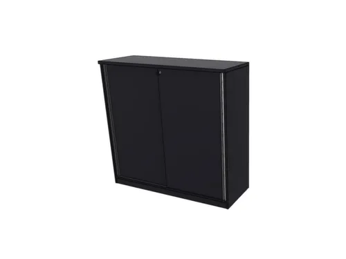 schuifdeurkast,HxBxD 1155x1200x445mm,CC-zwart