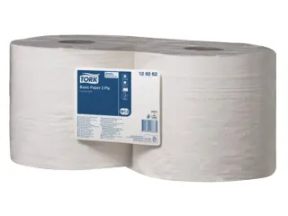 Poetsrol Tork 2-laags Wit 129262 Basic Combi rol W1/2 multifunctioneel - 2