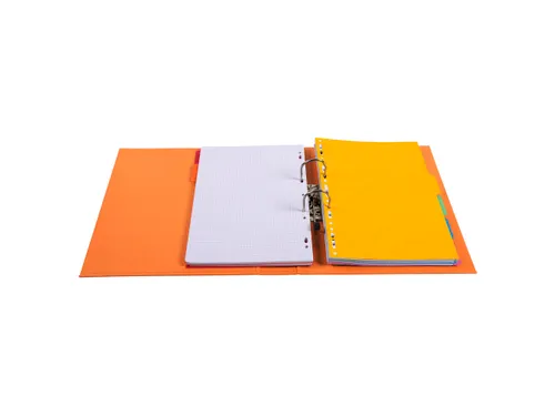 Ordner PVC Prem'Touc h A4 70 mm oranje