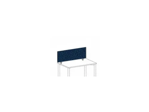 Bureauwand H X B X D 400x1600x 41mm Geluiddempend Blauw