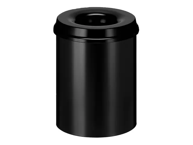 Papierbak met Vlamdover 15 liter 26cm x36cm Zwart