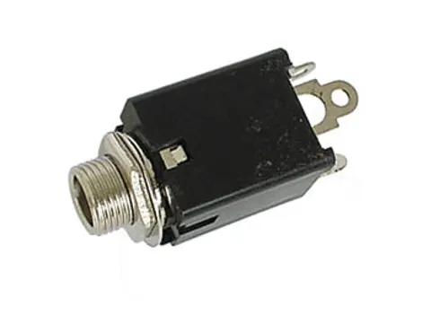 Vrouwelijke 6.35mm Stereo Jack - Met Schakelaar