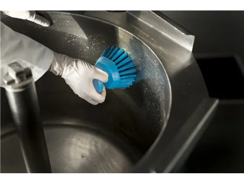 Vikan Hygiene ronde werkborstel harde vezels Ø110mm oranje