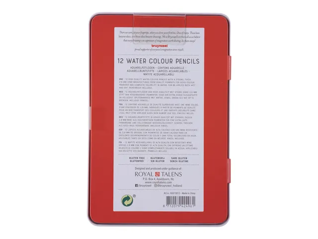 Aquarelpotlood Bruynzeel Expression blik à 12 kleuren