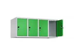 opzetkast,v. locker,4vak.,vak B 300mm,HxBxD 500x1200x500mm
