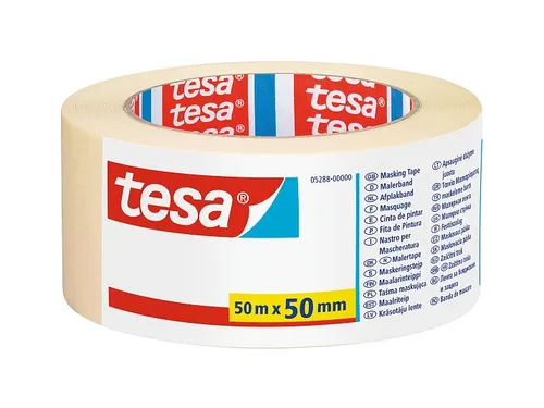 Afplaktape tesa Economy 25mx19mm geel