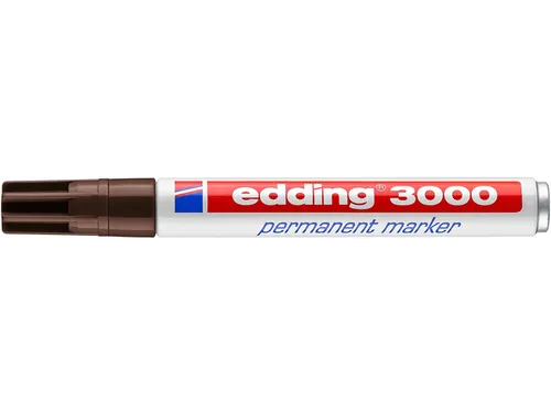 Viltstift edding 3000 rond 1.5-3mm donkerbruin