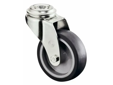 Zwenkwiel 65kg Boorgat Øxb 100x24mm Spoorvrij Blauwgrijs