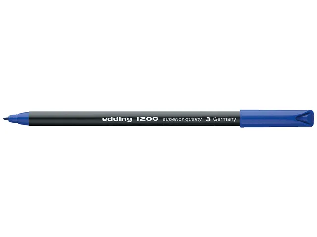 Fineliner edding 1200 blauw 0.5-1.0mm