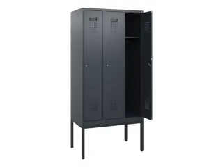 schoollocker,HxBxD 1950x900x500mm,3vak,vak B 300mm,cil.-slot - 1