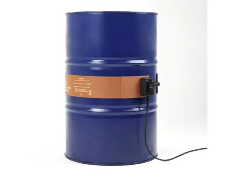 verwarmingsriemen,v. vat inhoud 200l,buiten silicone,oranje,1000 W