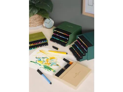 Tekenstift Faber-Castell Pitt Artist Pen Brush 60dlg studiobox