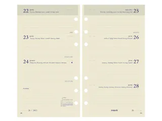 Agendavulling 2027 Brepols Brefax 17 7dagen/2pagina's - 1