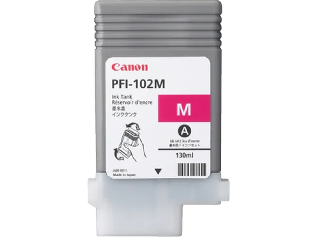 Inktcartridge Canon PFI-102 rood