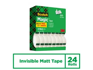 Plakband Scotch Magic 810 19mmx33m onzichtbaar mat 20+4 gratis - 3