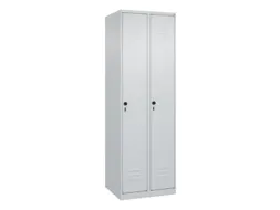 locker,HxBxD 1850x600x500mm,2vak,vak B 300mm,draaigrendel