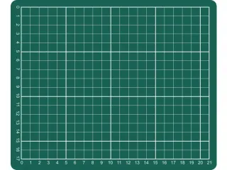 Snijmat A5 230x190mm groen - 2