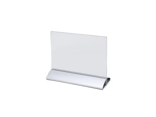 Menukaarthouder IEZZY liggend A5 aluminium voet
