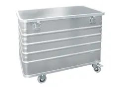 Bakwagens Aluminium Deksel En Cilinderslot 200kg 770x990x580mm