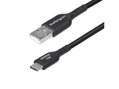 StarTech.com 3m USB-A naar USB-C Laadkabel Zwart
