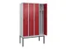 locker voor scheiding van kleding,HxBxD 2120x1200x500mm,4vak