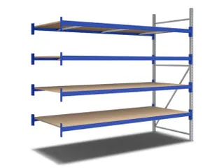 breedvakstelling,aanbouwveld,HxBxD 2500x2760x1100mm,vakl. 500kg - 1