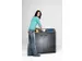 Station de tri sélectif 3x80l trappes RAL1023/argent/RAL5010