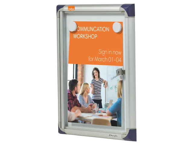 Nobo Binnenvitrine Extra Plat 1xA4