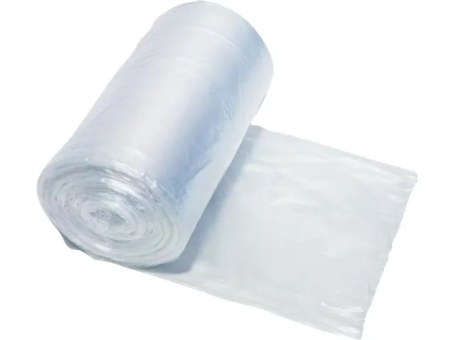 Vuilniszak HDPE 10 micr ft 44 x 48 cm transparant 50st