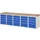 werkbank,HxBxD 890x3000x700mm,beukblad,draagverm. 750kg,5containers