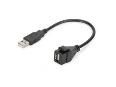 Module Keystone USB 2.0 Femelle/Male Noir