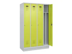 locker voor scheiding van kleding,HxBxD 1950x1200x500mm,4vak