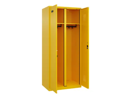 locker voor scheiding van kleding,HxBxD 1850x800x500mm,2vak