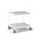 Tafelwagen 150kg Laadvl. Lxb 785x500mm 2 Etages Puurwit