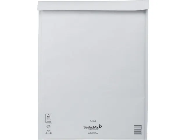 Mail Lite Luchtkussenenveloppen K/7 350x470mm Wit 100 stuks