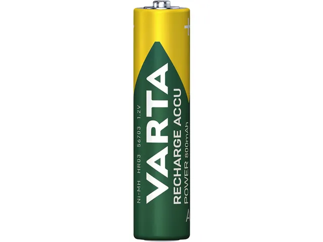 Batterij oplaadbaar Varta 2xAAA 800mAh ready2use