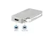 Aluminium A/v Reisadapter 4-in-1 Usb-c Naar Vga, Dvi, Hdmi Of Mdp 4k