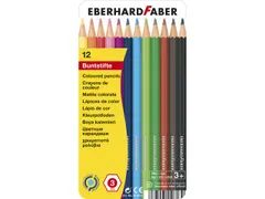 Kleurpotloden Eberhard Faber Classic metaaletui a 12 stuks